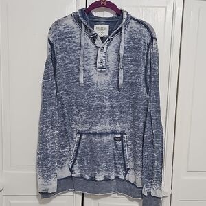 Heritage Distressed Blue Men's Hoodie